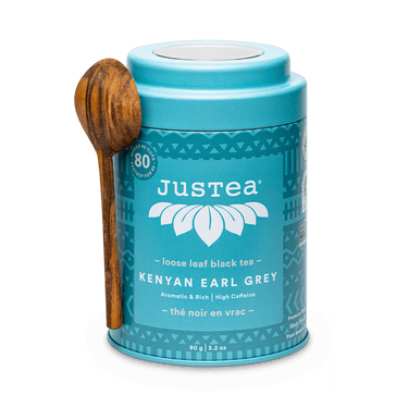 JusTea: Kenyan Earl Grey - Dose & Löffel
